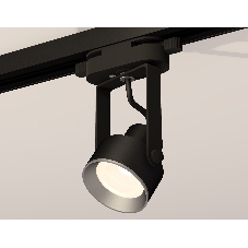 Светильник Ambrella light XT6602002 PBK/PSL черный полированный/серебро полированное MR16 GU10 (C6602, N6104)