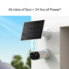 Комплект умной камеры с солнечной панелью Solar-Power Security Camera Kit