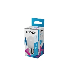 Лампа светодиодная Космос LED BASIC GL45 8.5Вт 220В E27 4500К Лампа светодиодная Космос LED BASIC GL45 8.5Вт 220В E27 4500К