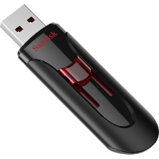 Флешка USB Sandisk CZ600 Cruzer Glide (SDCZ600-032G-G35), 32Gb, USB 3.0, R/W 100/20, черный