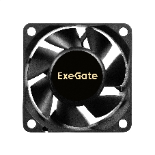 Вентилятор для корпуса ExeGate EX06025B3P-24 черный, 60 мм, 5100 об/мин, 34 дБ, 3 pin