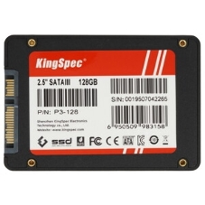 Накопитель SSD KingSpec P3-128, 128Gb, SATA, 2.5