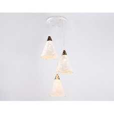 Светильник Ambrella light TR8433/3 WH/FGD белый/золото E27/3 max 40W D360*800