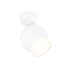 Комплект поворотного светильника Ambrella light XM1101016 SWH/FR/CL белый песок/белый матовый/прозрачный MR16 GU5.3 LED 3W 4200K (A2202,C1101,N7160)
