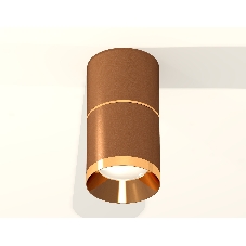 Светильник Ambrella Light XS7404061 SCF/PYG кофе песок/золото желтое полированное MR16 GU5.3 (C7404, A2072, C7404, N7034)