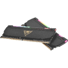 Оперативная память Patriot Viper Steel, DDR4, 32GB (2x16GB), 3600MHz, CL20, DIMM, с радиатором, RGB, черный