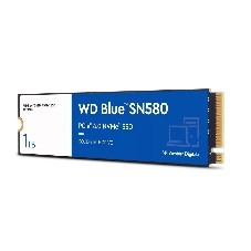 Накопитель SSD WD 1Tb Blue SN580 NVMe, M.2(22x80мм), NVMe, PCIe 3.0 x4, 3D TLC, R/W 3500/3000MB/s, IOPs 460 000/45 600TBW