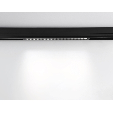 Светильник светодиодный трековый для шинопровода Magnetic Ambrella light GL1740 BK черный IP20 24W 4200K 220V 24° 455*25*42 (Без ПДУ)