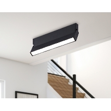 Светильник Ambrella light TA1821 BK черный LED 12W 4200K 230*22*87