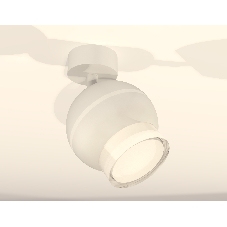 Комплект поворотного светильника Ambrella light XM1101016 SWH/FR/CL белый песок/белый матовый/прозрачный MR16 GU5.3 LED 3W 4200K (A2202,C1101,N7160)