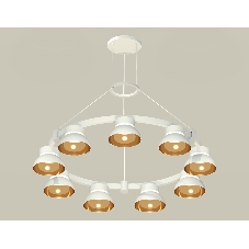 Светильник Ambrella light XR92031702/9 SWH/PYG/CL белый песок/золото желтое полированное/прозрачный GX53 (A9203, C9241, N8144)