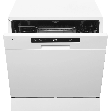 Посудомоечная машина Vitek VT-DT506, белый, 55 см, 8 компл., сушка конденсационная, 58 дБ, класс A+