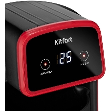 Электрическая турка Kitfort КТ-7455 красный/черный, исп. кофе - молотый, 0.3 л, 600 Вт