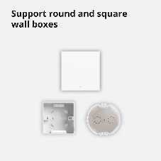Выключатель умный Aqara Smart wall switch H1 ((with neutral, single rocker) WS-EUK03