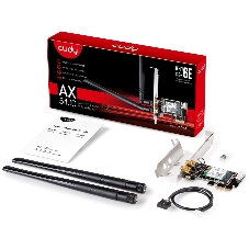 Сетевой адаптер Wi-Fi + Bluetooth Cudy WE3000 AX3000 PCI Express (ант.внеш.съем) 2ант.