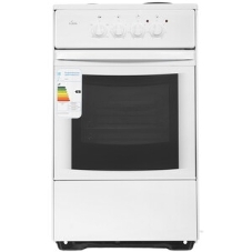 Плита электрическая Flama AE 1304 W белый, конфорок 3 шт, духовка 50 л, 50 см x 85 см x 60 см