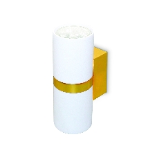Настенный светильник FW242/2 WH/GD белый/золото GU10*2 max 12W 155*60*76