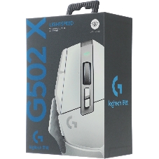 Мышь беспроводная Logitech G502 X LIGHTSPEED белый, 25600 dpi, радиоканал, USB, кнопки - 13