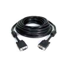 Кабель Gembird/Cablexpert VGA Premium, 15M/15M, 20м, черный, тройной экран,феррит.кольца