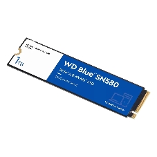 Накопитель SSD WD 1Tb Blue SN580 NVMe, M.2(22x80мм), NVMe, PCIe 3.0 x4, 3D TLC, R/W 3500/3000MB/s, IOPs 460 000/45 600TBW