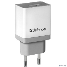 Сетевой адаптер питания Defender 1xUSB, 5V/2.1А, белый (UPA-21)
