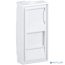 Вставка ITK CS6-11M со шторкой 22.5x45 1xKeystone пластик белый (упак.:1шт)