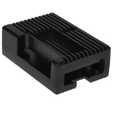 Корпус Qumo Aluminum case with black fan, Raspberry Pi 4, black(RS022)