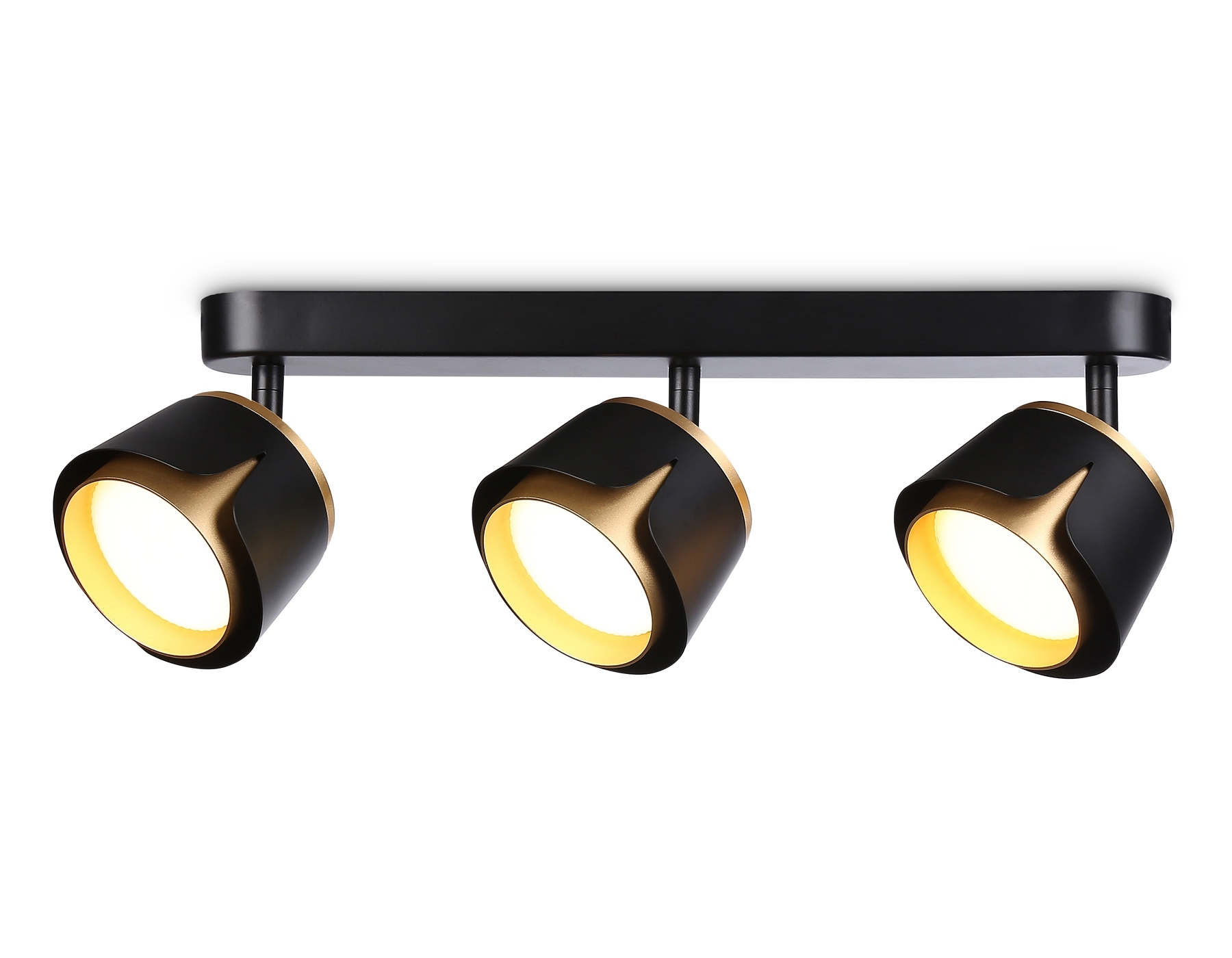 Светильник Ambrella light TN71237/3 BK/GD черный/золото GX53/3 380*100*147