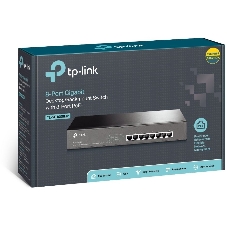 Коммутатор TP-Link TL-SG1008MP 8-портовый настольный/монтируемый в стойку гигабитный коммутатор с 8 портами PoE+