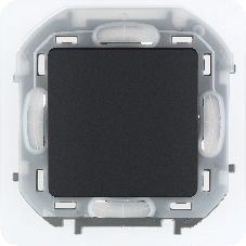 Переключатель IP44 10AX 250 В антрацит