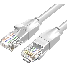 Патч-корд Vention прямой UTP cat.6, RJ45 - 5м. Серый