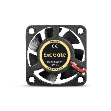 Вентилятор для корпуса ExeGate EX04010B2P черный, 40 мм, 5500 об/мин, 26 дБ, 2 pin
