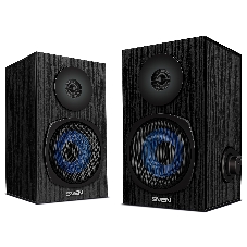 Акустическая система 2.0 SVEN SPS-576 черные (2x4W, Bluetooth, дерево)