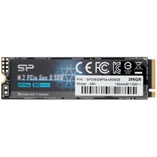 Накопитель SSD Silicon Power M-Series, 256Gb, PCIe 3.0 x4, M.2 2280, NVMe, R/W 2200/1600