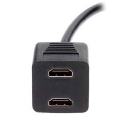 Разветвитель HDMI Cablexpert DSP-2PH4-002, HD19F/2x19F, 1 компьютер => 2 монитора, пасcивный, Full-HD, 3D, 1.4v