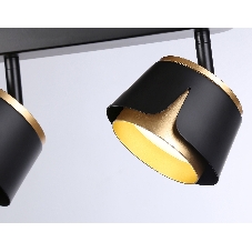 Светильник Ambrella light TN71237/3 BK/GD черный/золото GX53/3 380*100*147