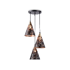 Светильник Ambrella light TR8435/3 BK/FGD черный/золото E27/3 max 40W D360*800