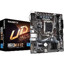 Материнская плата GIGABYTE H610M H V2, LGA1700, Intel H610, 2xDDR5, 4xSATA, 1xM.2, 1xPCIe 4.0 x16, HDMI, D-Sub, 1x1Gb LAN, 3x3.5 мм, 7.1, microATX