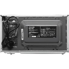 Микроволновая печь Hyundai HYM-D3002 серебристый, 20 л, 700 Вт, переключатели - кнопки, поворотный механизм