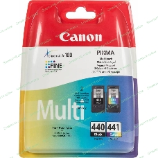 Картридж струйный Canon PG-440/CL-441 5219B005 черный/трехцветный x2уп. для Canon MG2140/MG3140 (180 стр.)