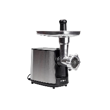 Мясорубка электрическая Centek CT-1617 серый, 2000 Вт, 2.0 кг/мин, реверс, защита от перегрузки, металлический лоток, насадки - 4