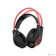 Беспроводные/проводные наушники QUMO Party Rave BT 0077 красный, накладные, Bluetooth + проводной, до 10 ч