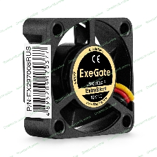 Вентилятор для корпуса ExeGate ExtraSilent ES03010S3P черный, 30 мм, 10000 об/мин, 27 дБ, 3 pin