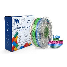Филамент NVPrint Silk PLA+ Rainbow 06 для 3D печати диаметр 1.75мм длина 330 метров масса 1 кг Филамент NVPrint Silk PLA+ Rainbow 06 для 3D печати диаметр 1.75мм длина 330 метров масса 1 кг