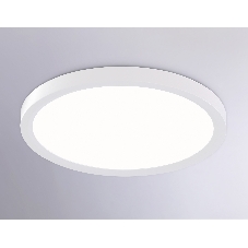 Светильник светодиодный ультратонкий Ambrella light FZ1903 WH белый IP54 20W 3000K-6500K CCT-переключатель D300*25 (Без ПДУ)