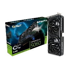 Видеокарта Palit NVIDIA GeForce RTX 5060 INFINITY 2 OC , 8 ГБ GDDR7, 128 бит, PCI-e 5.0, 1xHDMI, 3xDP, 2512 МГц