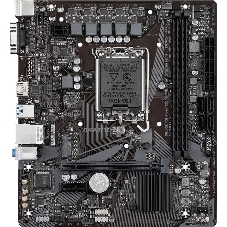 Материнская плата GIGABYTE H610M H V2, LGA1700, Intel H610, 2xDDR5, 4xSATA, 1xM.2, 1xPCIe 4.0 x16, HDMI, D-Sub, 1x1Gb LAN, 3x3.5 мм, 7.1, microATX