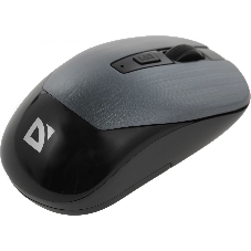Мышь беспроводная Defender Wave MM-995 серебристый, 1600 dpi, радиоканал, USB, кнопки - 4