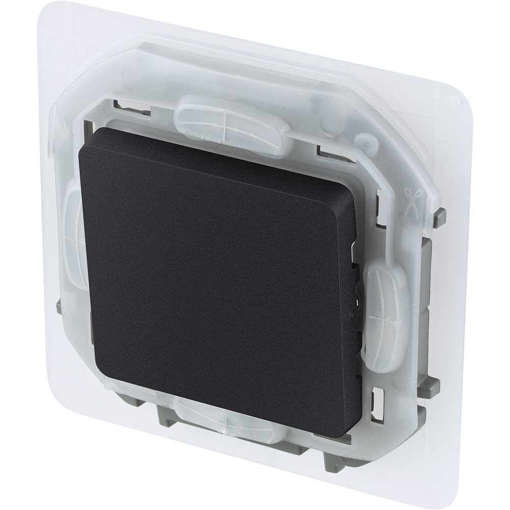 Переключатель IP44 10AX 250 В антрацит