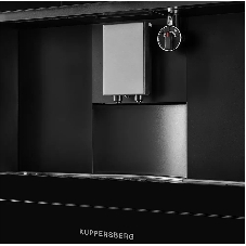 Автоматическая кофемашина Kuppersberg KCM 182 Black коллекция High-Tech,управление сенсорное,максимальное давление 20 бар,емкость для воды 1.8л, есть капучинатор,приготовление кофе автоматическое, материал панели стекло, черный